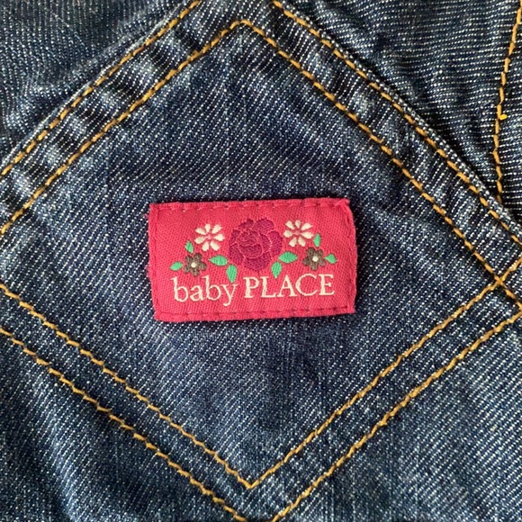 Children’s Place Denim Skirted Overall, Size 6-9 months - Picture 6 of 9